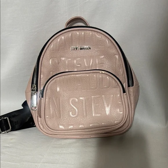 Steve Madden | Bags | Steve Madden Blush Embossed Backpack  display picture 3